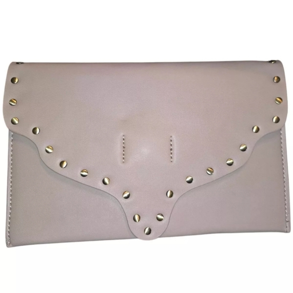 NEW SHIRALEAH Austin Clutch Taupe
